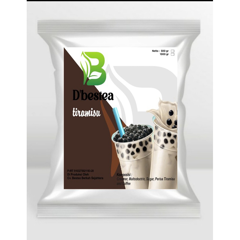 

Bubuk Minuman Rasa Tiramisu Reguler 1 kg Powder Drink