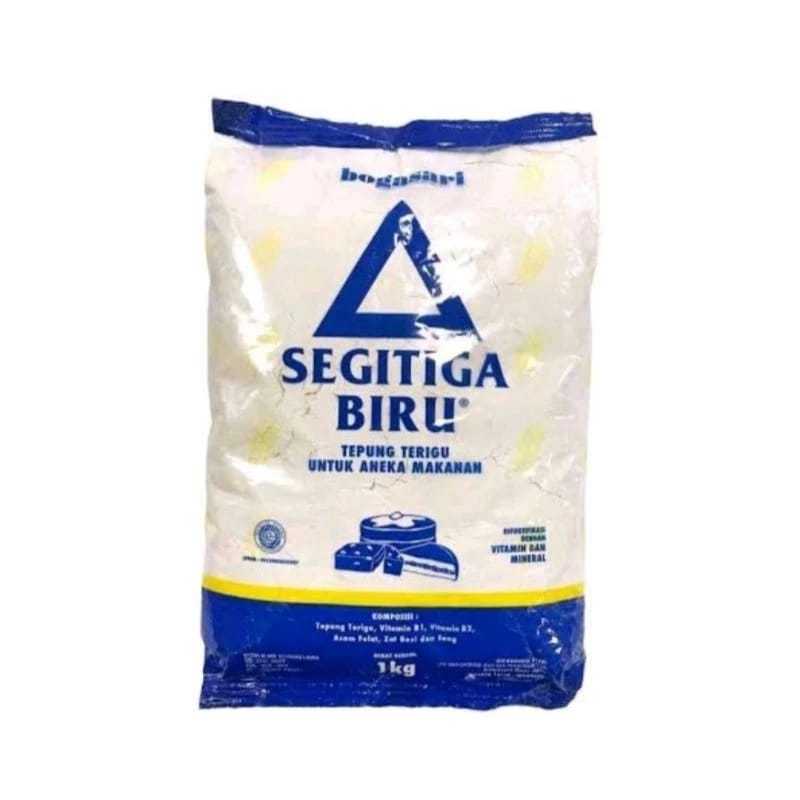 

Segitiga Biru Ekonomi 1kg/ Segitiga Biru Tepung Protein Sedang 1kg/ Segitiga Biru Eko 1kg