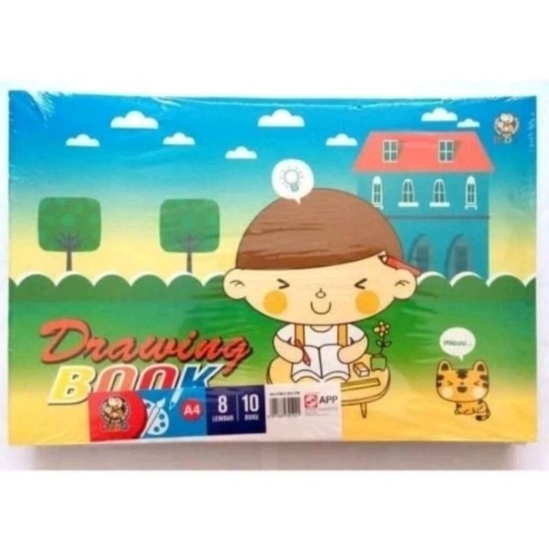 

Adn ( 10 buku ) Buku Gambar Drawing Book A4 Dodo 8 lembar