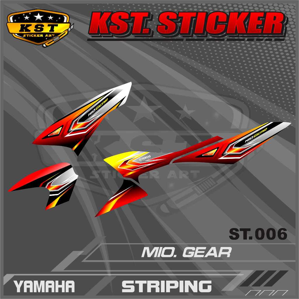 Striping Mio Gear - Striping Yamaha Mio Gear. ST 006