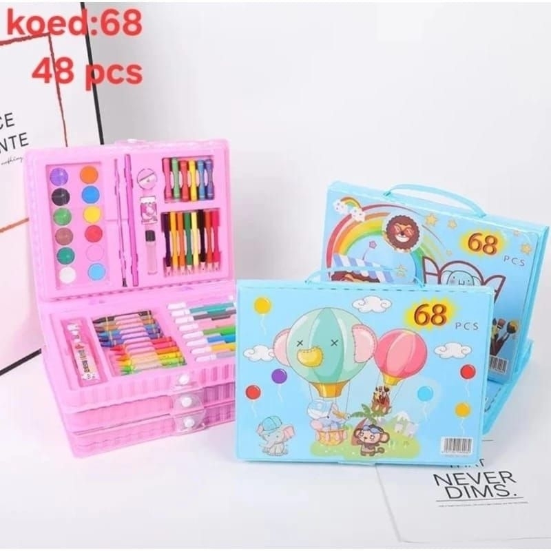 

crayon set isi 68 in 1 , 86 in 1 dan 150 in 1/edukasi anak