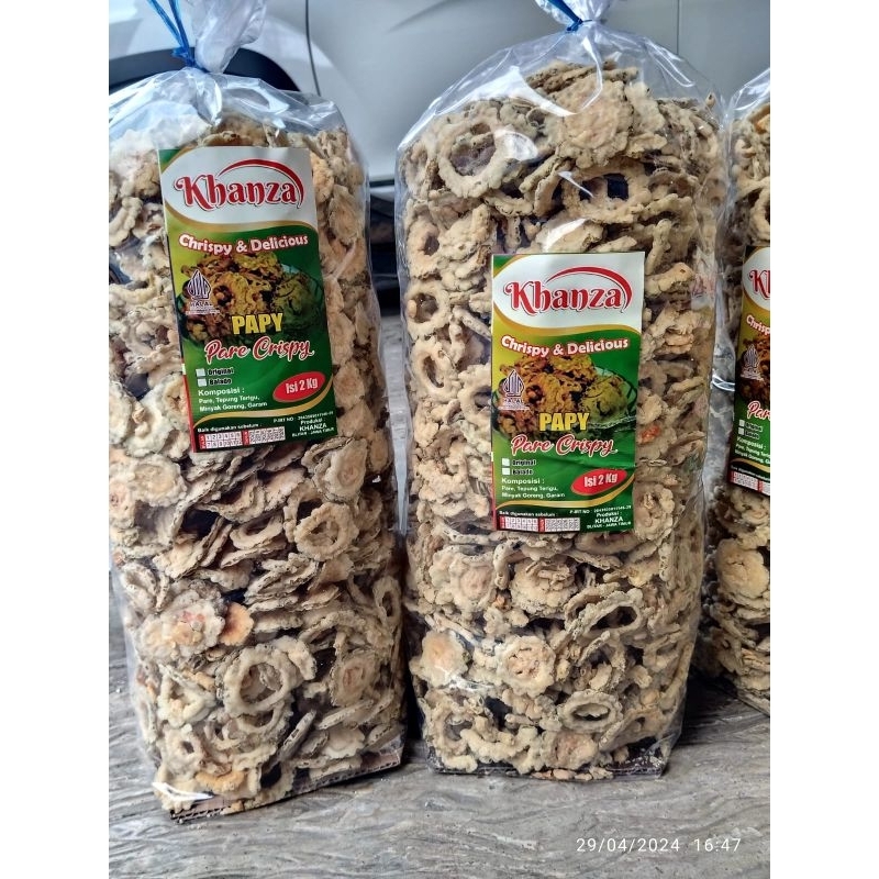 

Keripik Pare/Snack Kiloan 250gr (Free Bubble Wrap)