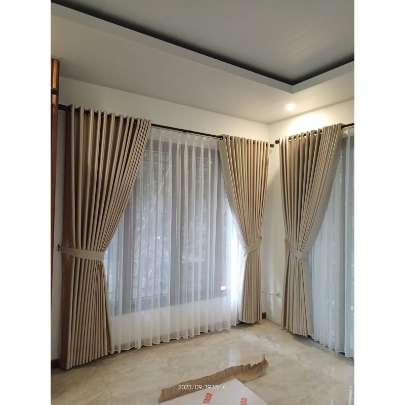 gorden jendela blackout custom/gorden blackout minimalis