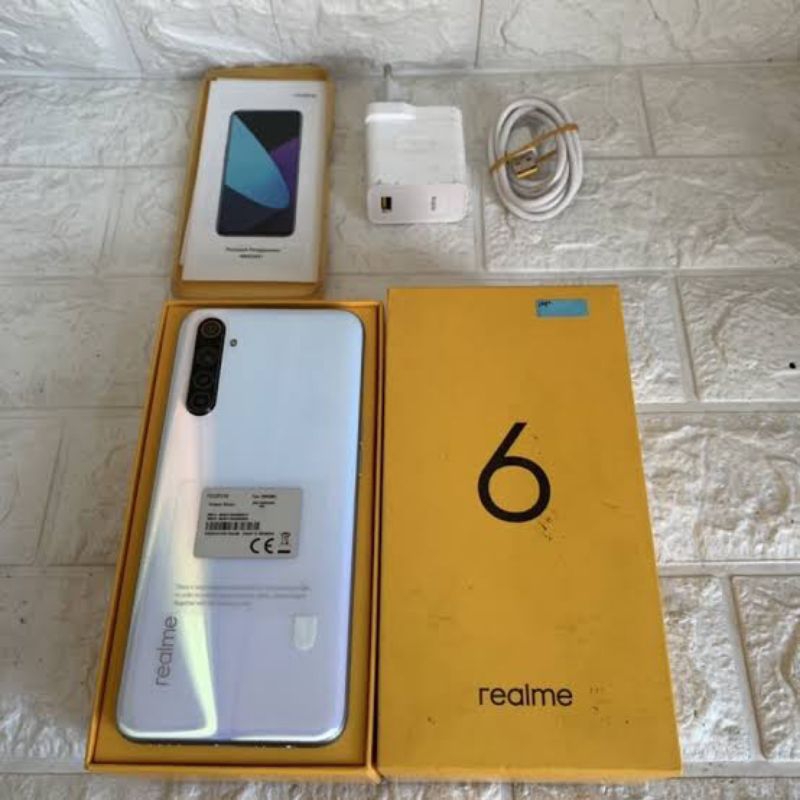 Realme 6 8/128 Mulus No Lecet Second Fulset