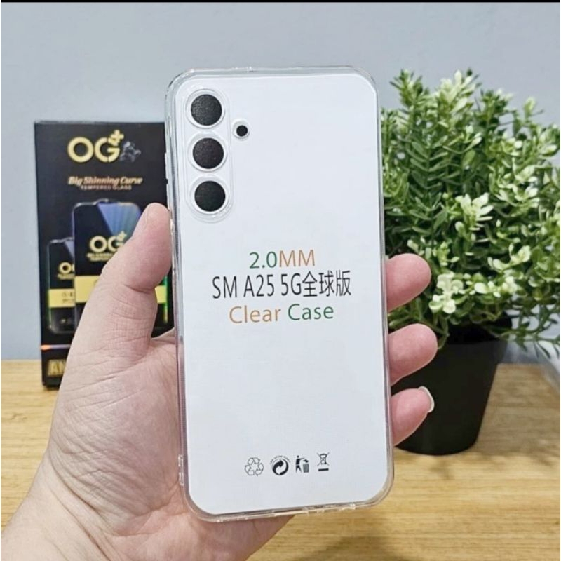 CASE SAMSUNG A25 5G BENING CLEAR 2.0MM TPU SILIKON SOFTCASE