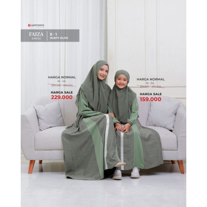 GAMIS SALE FAIZA YASMEERA/SARIMBIT SALE YASMEERA
