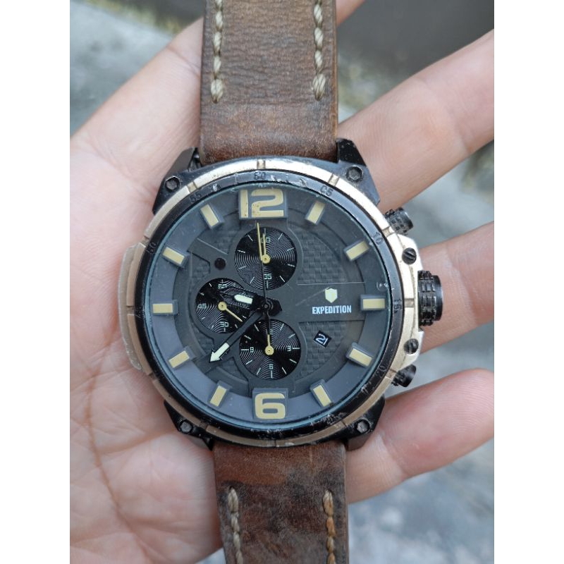jam tangan expedition E 6622M second bekas original