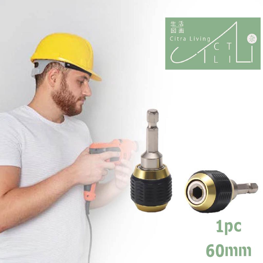 Mata Bor / Kepala Bor Keyless Drill Chuck Praktis Tanpa Kunci / Kepala Bor Hexagonal Tanpa Kunci