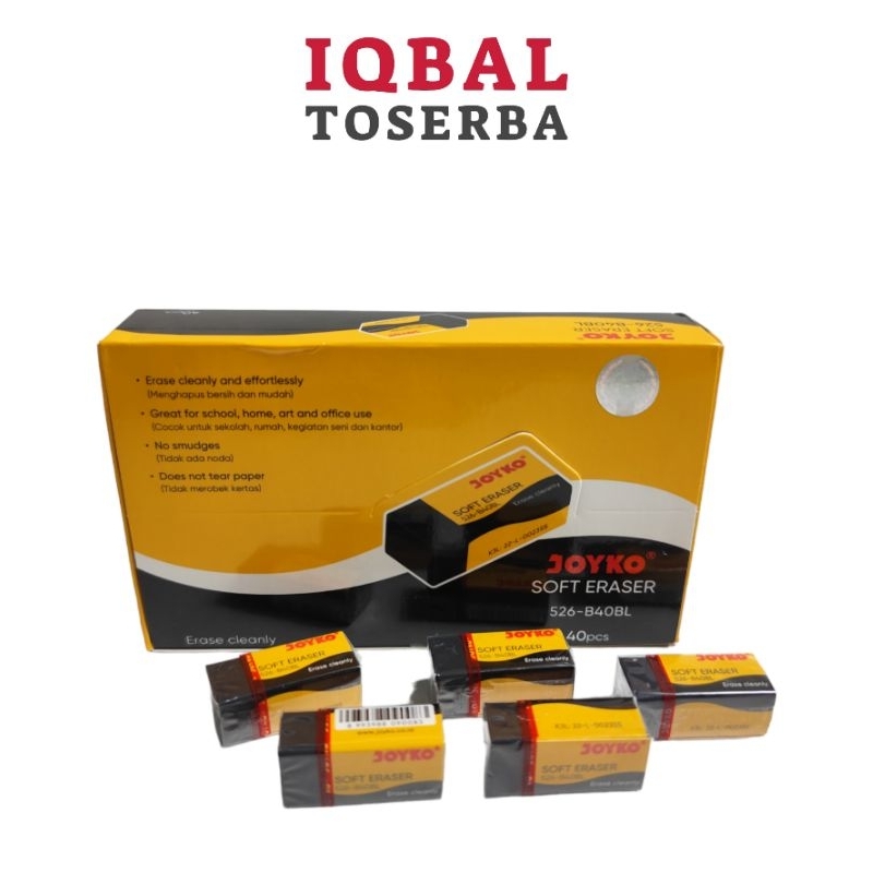 

JOYKO PENGHAPUS 526-B40BL/ERASER JOYKO ER-20BL/ATK