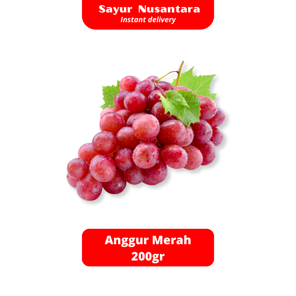 

Anggur Merah 200gr- Sayur Nusantara