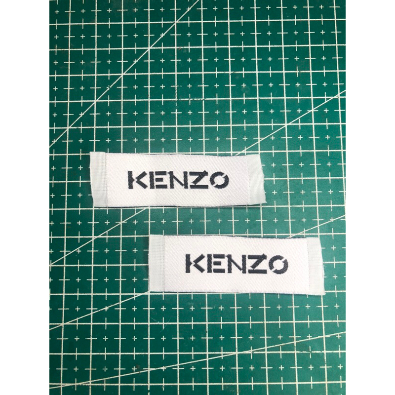 

KENZO TAG SLIP LABEL WOVEN RAJUT BORDIR COTTON SUPER PREMIUM CO 1X DIKIRIM 600PCS