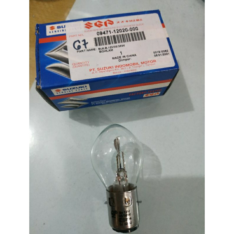 Bohlam Lampu Reflektor Suzuki Thunder 125 dan Thunder HAK 35 watt