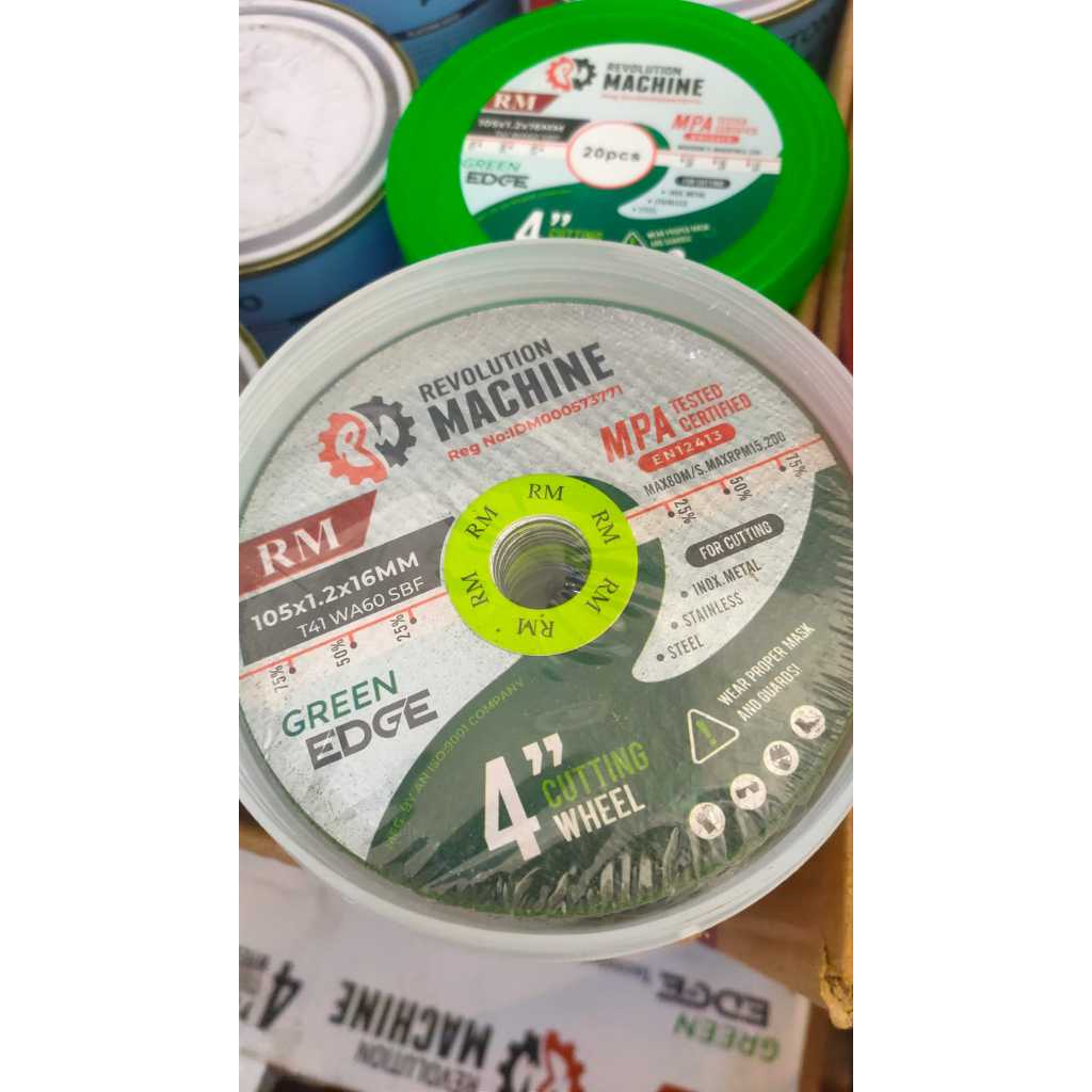 KUALITAS TERBAIK ! PROMO BATU / MATA GERINDA RM 4 INCH / 4"/ 4 Inci POTONG BESI, CUTTING WHEEEL