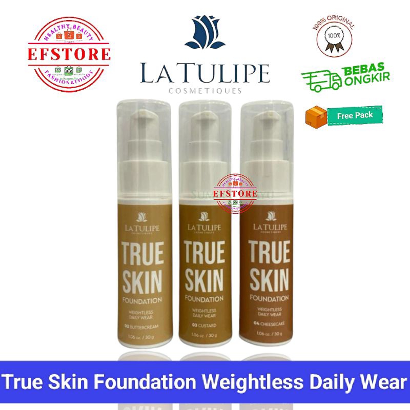 LA TULIPE True Skin Foundation Weightless Daily Wear