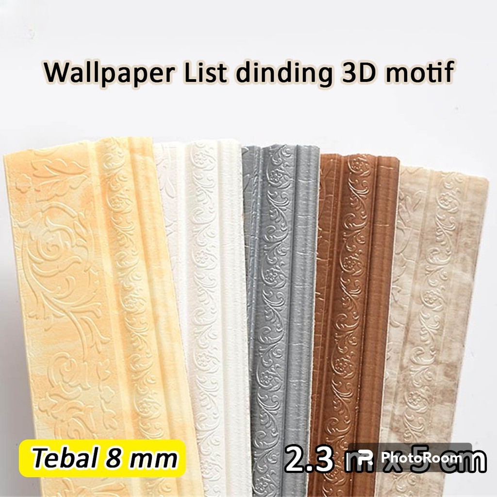 List Dinding Wallpaper / Wallborder Foam 3D /Wallpaper List Foam Stiker Dinding / List dinding 3D 2.