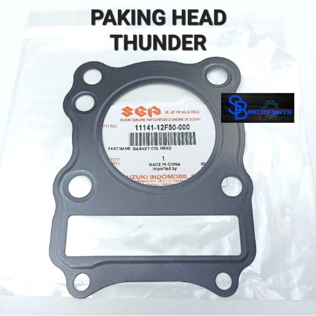 PAKING BLOK HEAD CLYINDER HED THUNDER LAMA 125 ASLI SGP 1141-12F50-000