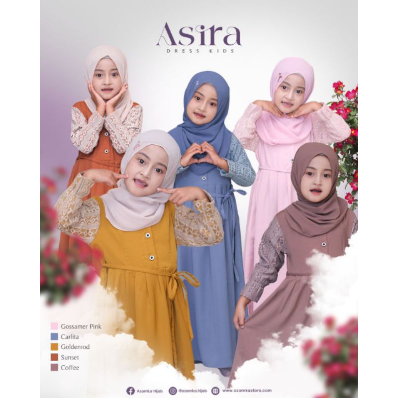 GAMIS DRESS ASIRA KIDS ORI BY AZAMKA