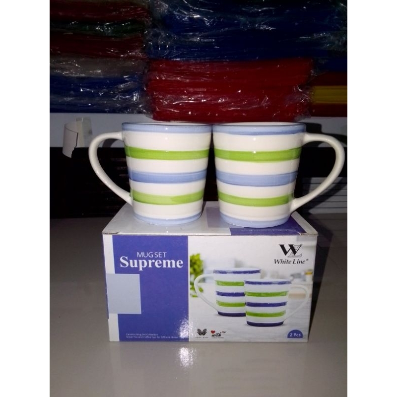 Mug Set Isi 2 by White Line