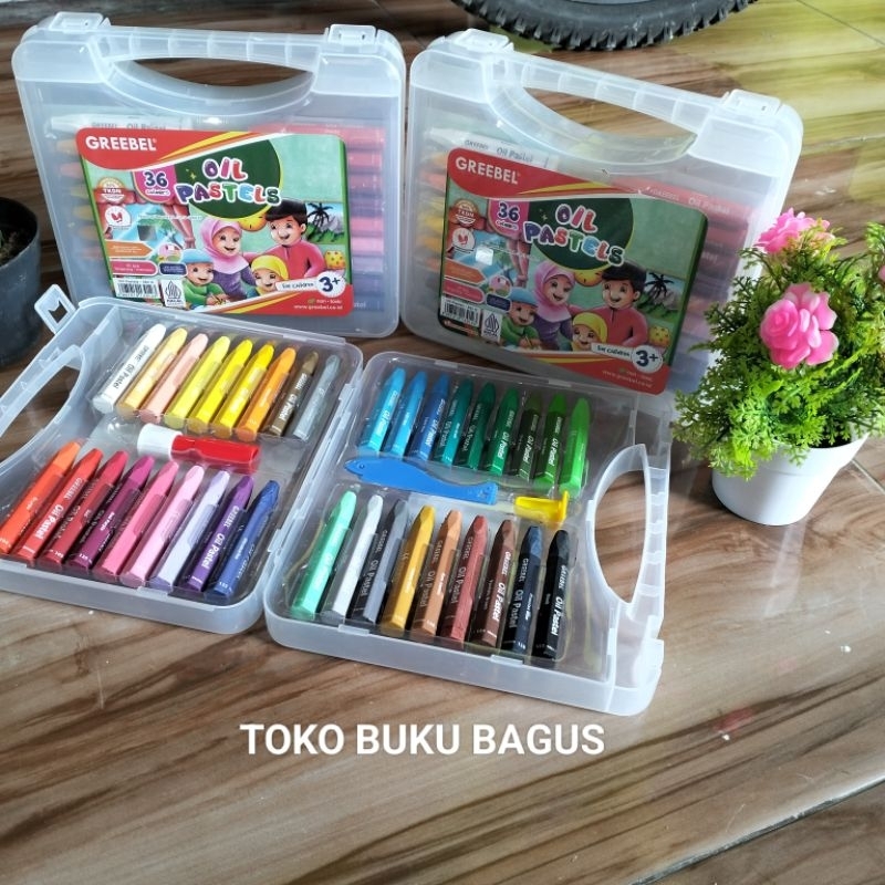 

GREEBEL OIL PASTELS 36 COLOUR