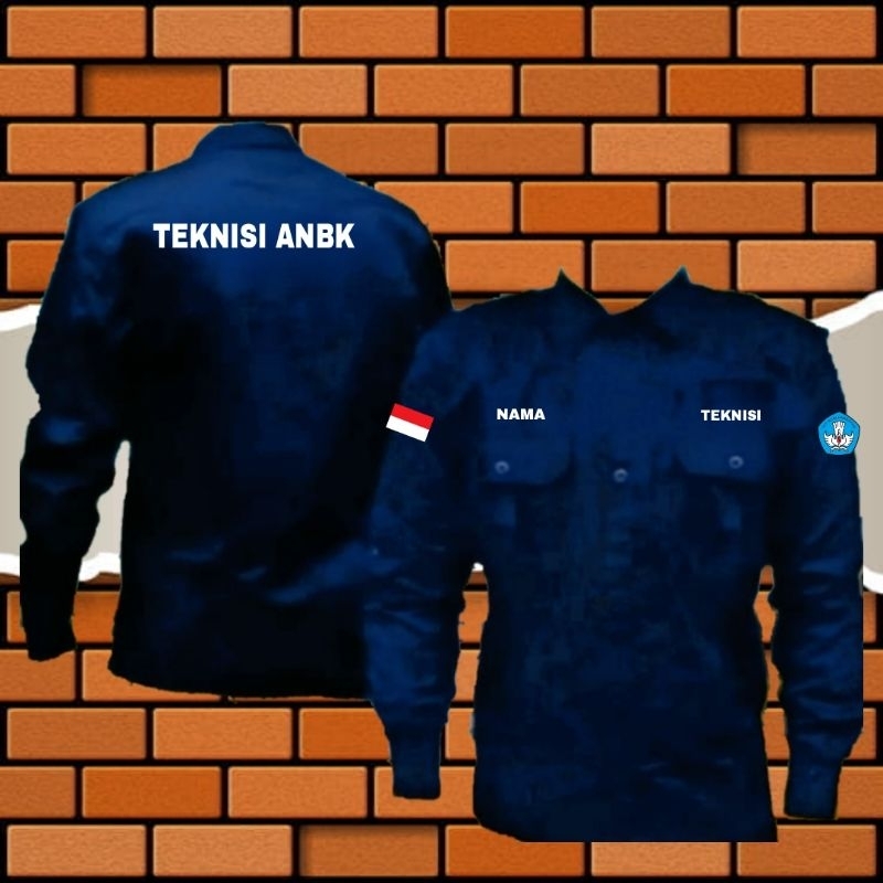Terbaru seragam Teknisi ANBK kemeja teknisi ANBK baju teknisi ANBK pdh Teknisi ANBK  bisa custom tul