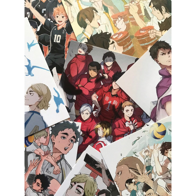 Haikyuu School Postcard Fanmerch