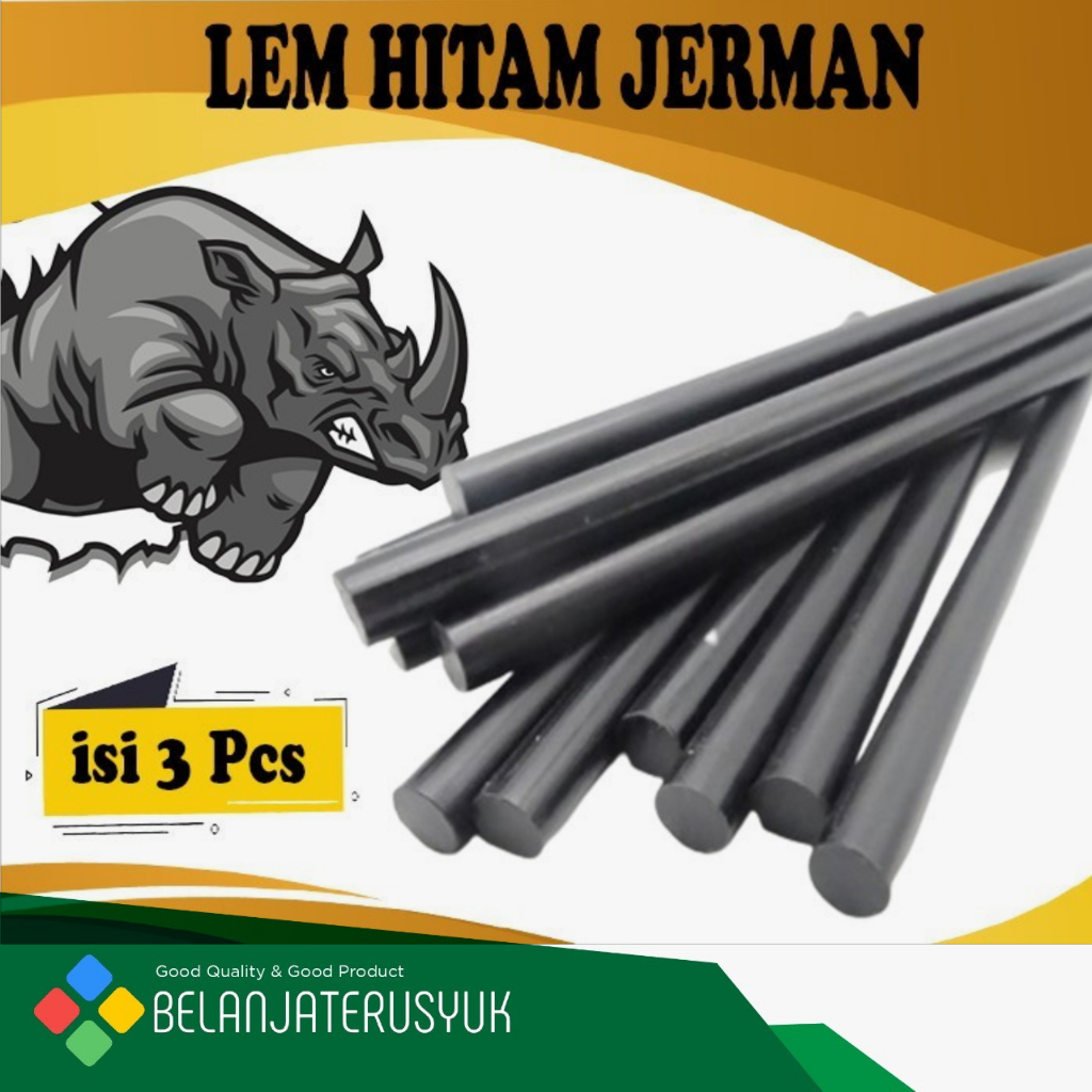 

Lem Hitam Jerman isi 3 /Scharzer Kleber - Lem Besi - Plastik