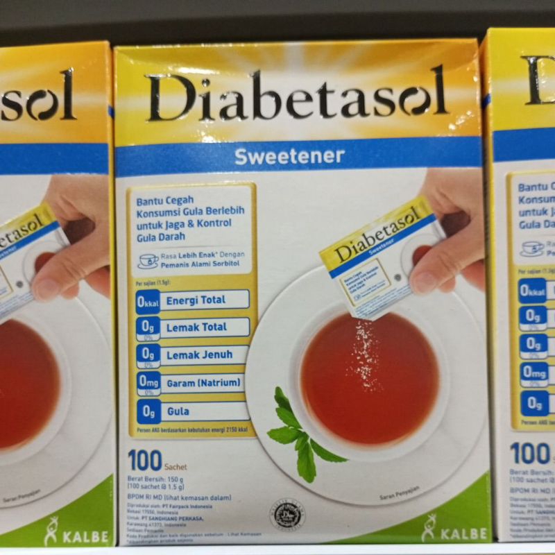 

DIABETASOL SWEETENER 100'S