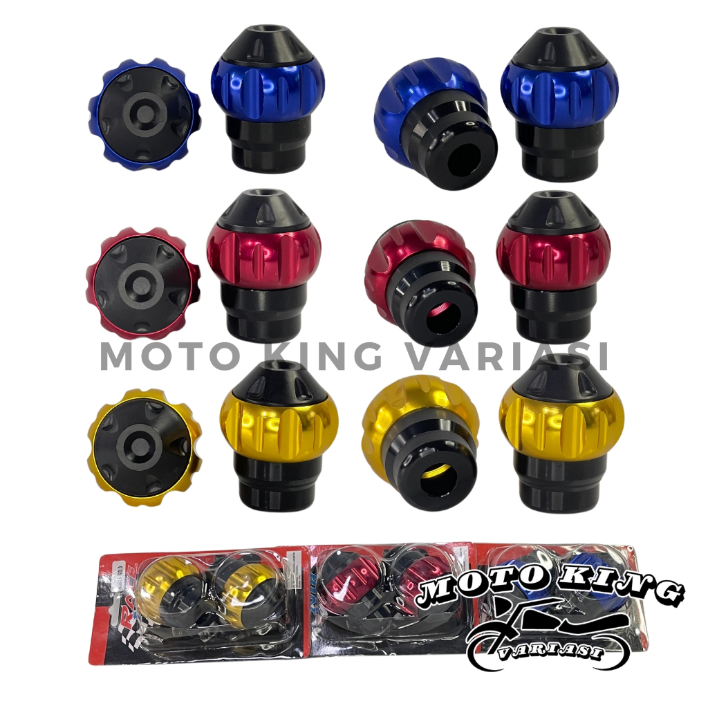 Jalu As Tutup Roda Depan/Belakang Motor Belimbing Full Besi CNC Bandul Roda Depan/Belakang Universal