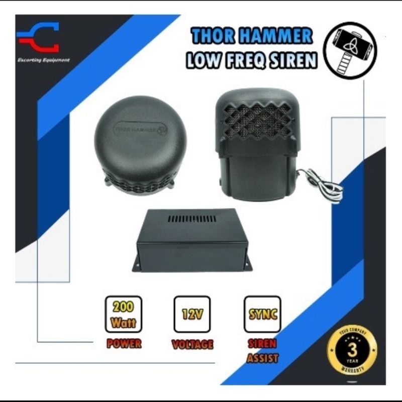 Sirine Speaker Thor Hammer