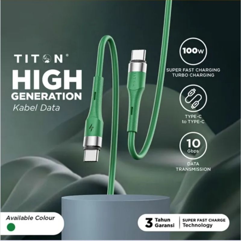 CABLE DATA TITON High-Gen Type-C to Type-C