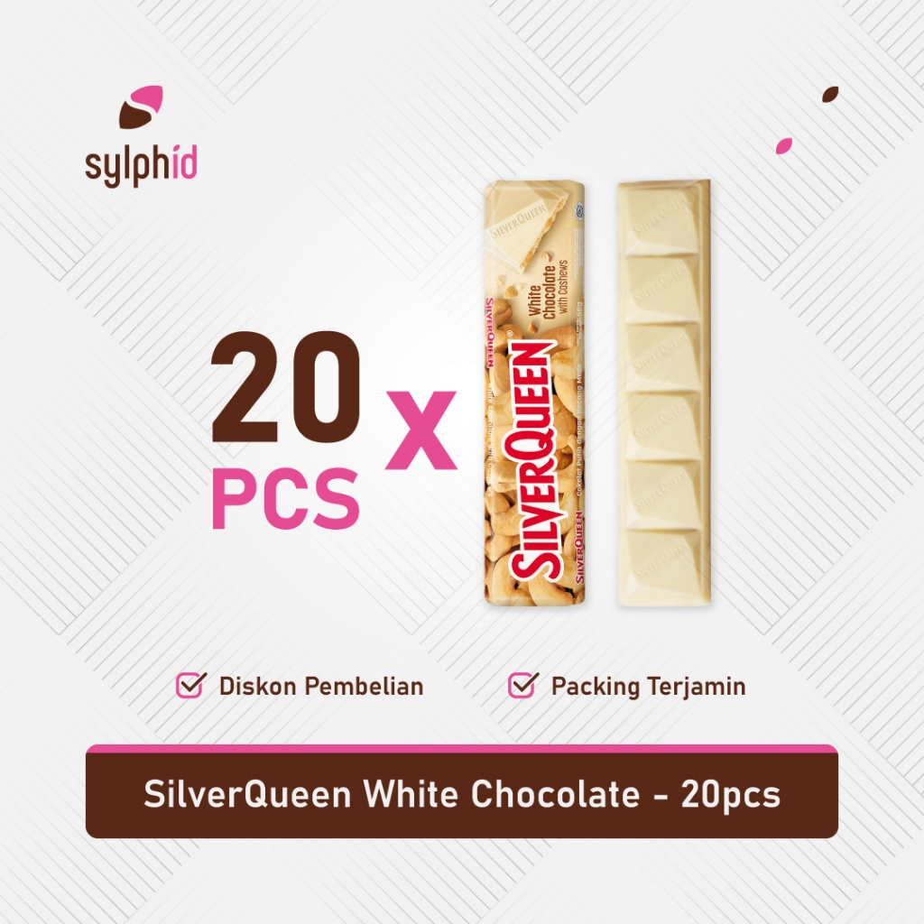 

1 Box Besar SilverQueen White Chocolate 58 gr / 2 Karton (20 pcs)