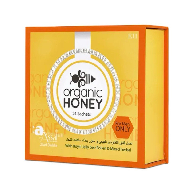 

Organic Honey Sachet Box Original isi 24pcs