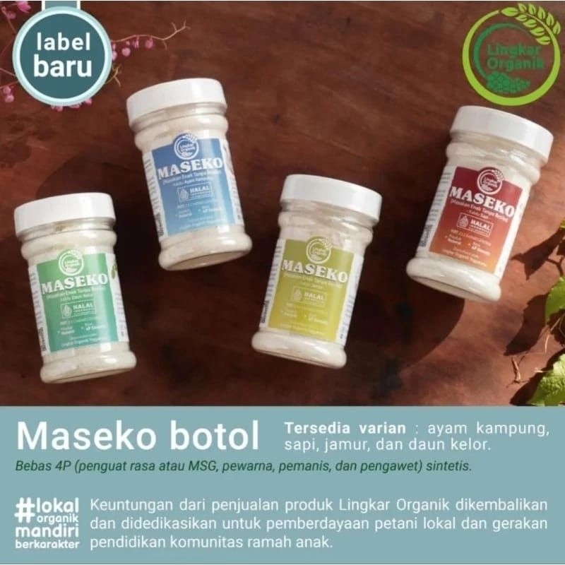 

Lingkar Organik - Maseko Kaldu Natural 100gr