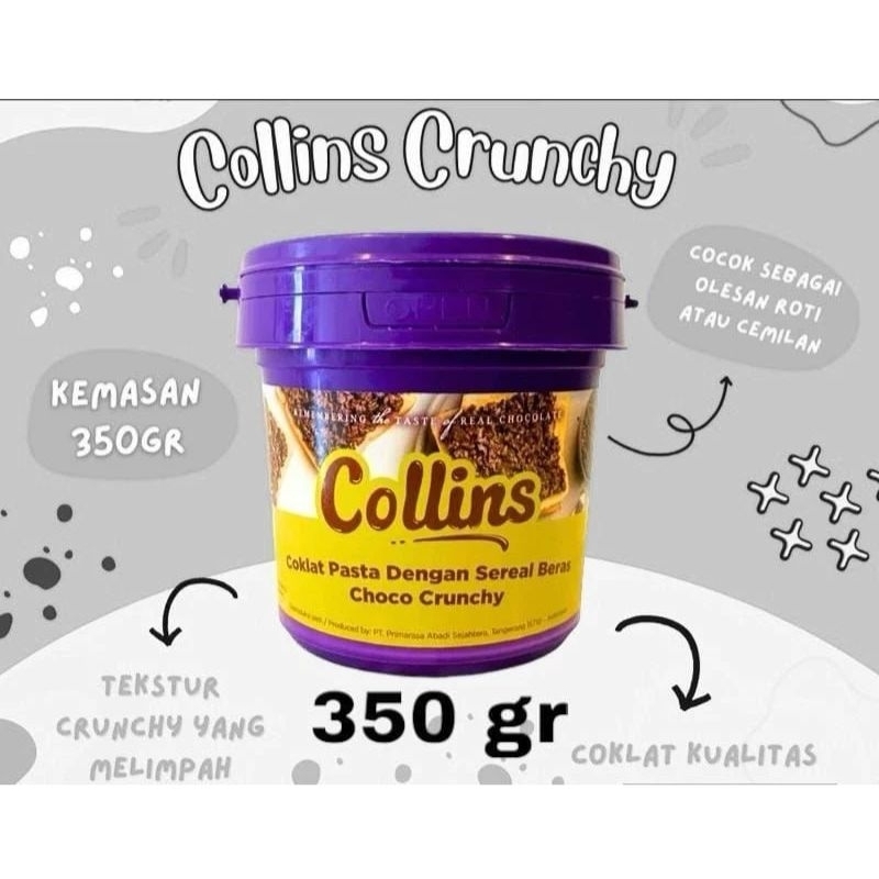 

♥️ BORNEO ♥️ COLLINS CHOCO CRUNCHY 350GR