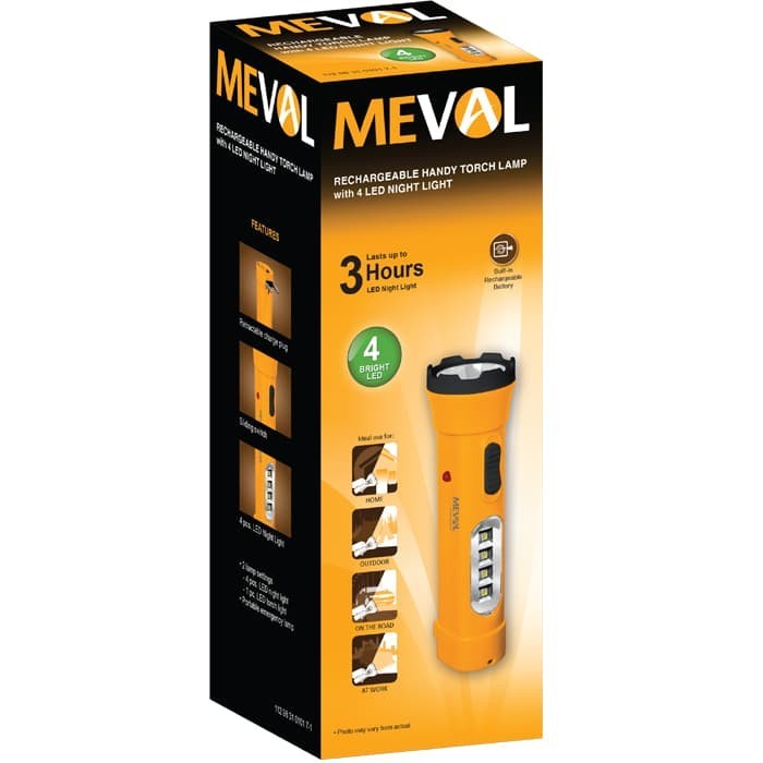 Senter + Lampu Tidur 4LED Meval MT1-01A