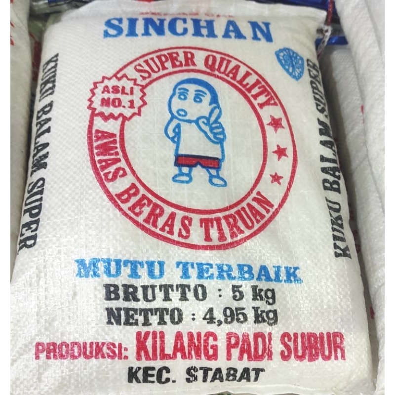 

Beras sinchan kuku balam super beras KKB 5kg ez