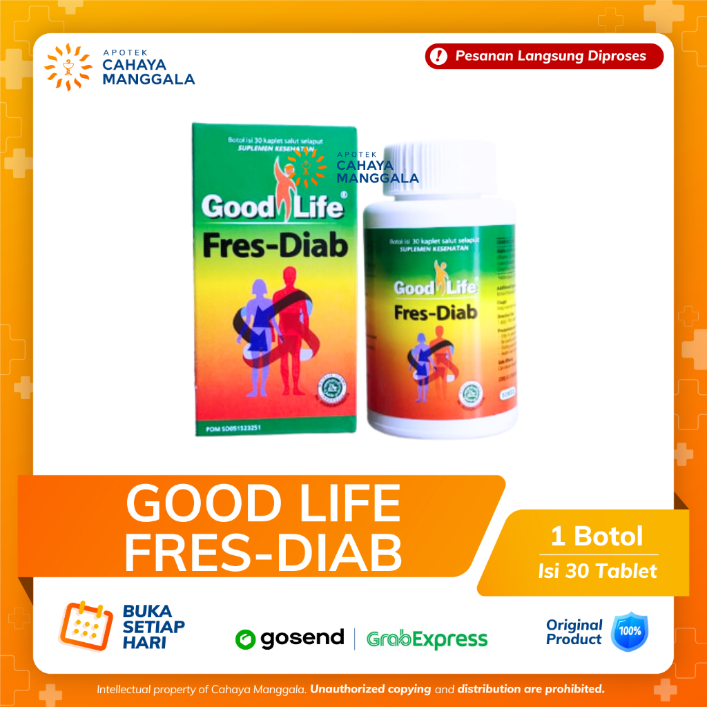 GOOD LIFE FRES DIAB PER BOTOL 30 KAPLET