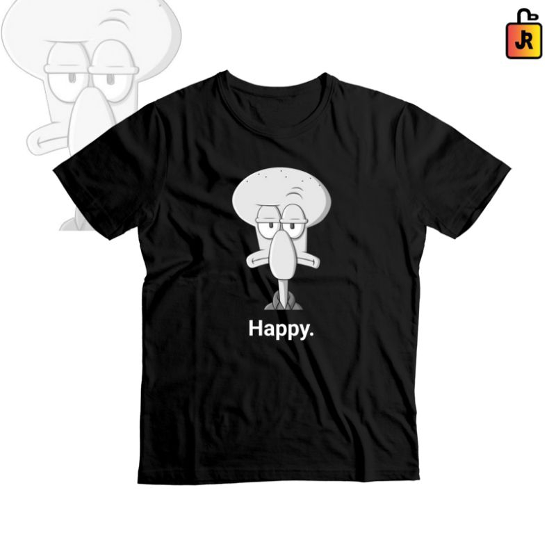 Erzsa Kaos Squidward Happy | Kaos Spongebob | Kaos Meme | Kaos Distro Katun Combad