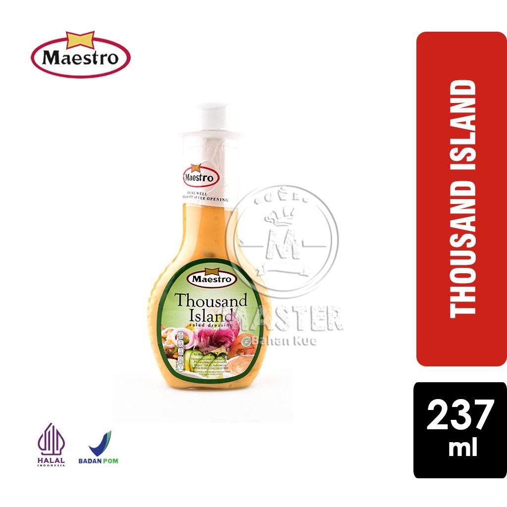 

Saus Thousand Island Maestro Salad Dressing [Botol 237ml]