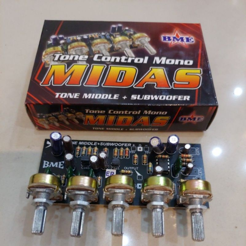Tone Control Mono  SUBWOOFER + MIDLE BAGUS