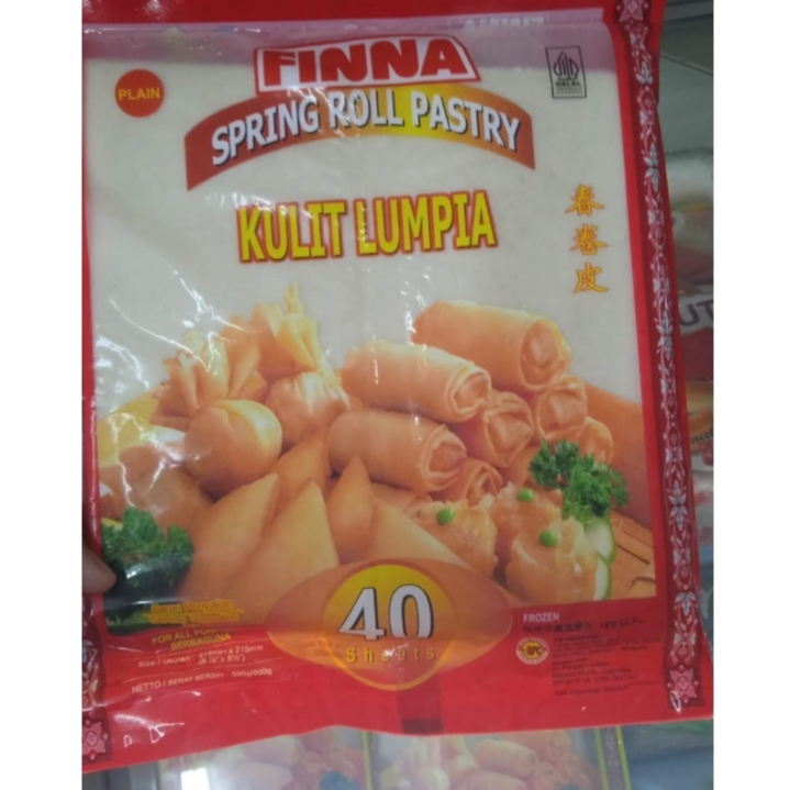 

KULIT LUMPIA FINNA-SPRING ROLL PASTRY BESAR ISI 40 KECIL ISI 50