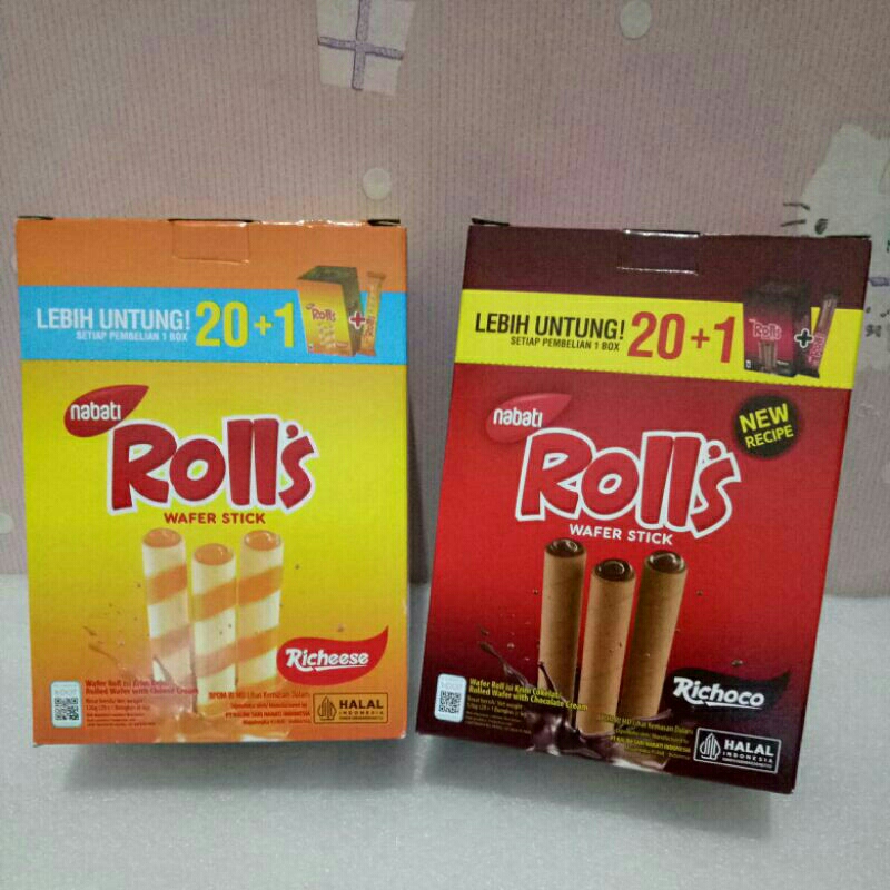 

Rolls wafer stik isi 20+1pc