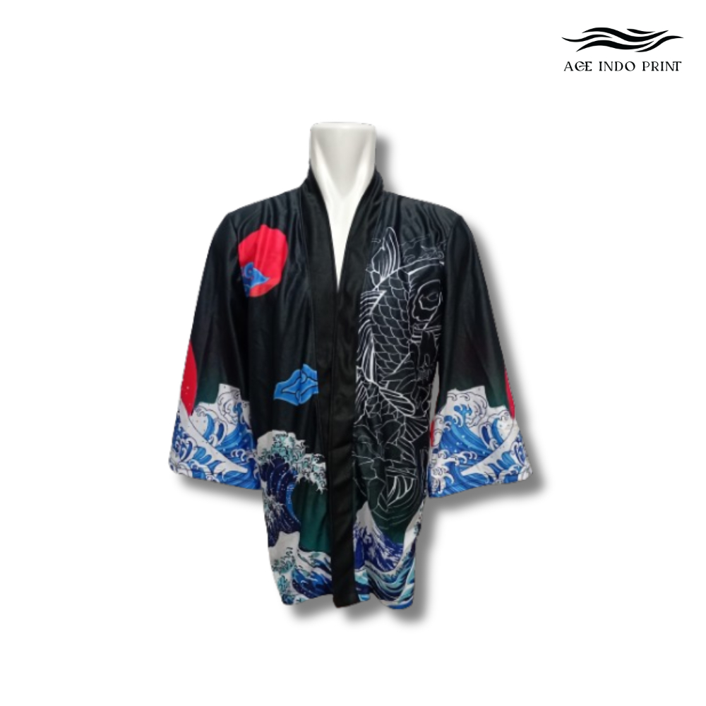 Kimono Cardigan Outer Pria Wanita Fashion #099 Cuci Gudang Flash Stock Terbatas