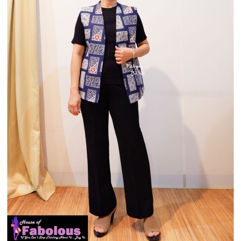 Outer Batik / Outer Batik Wanita / Vest Batik / Outer Batik Murah / Cardigan Batik / Blazer Batik / 