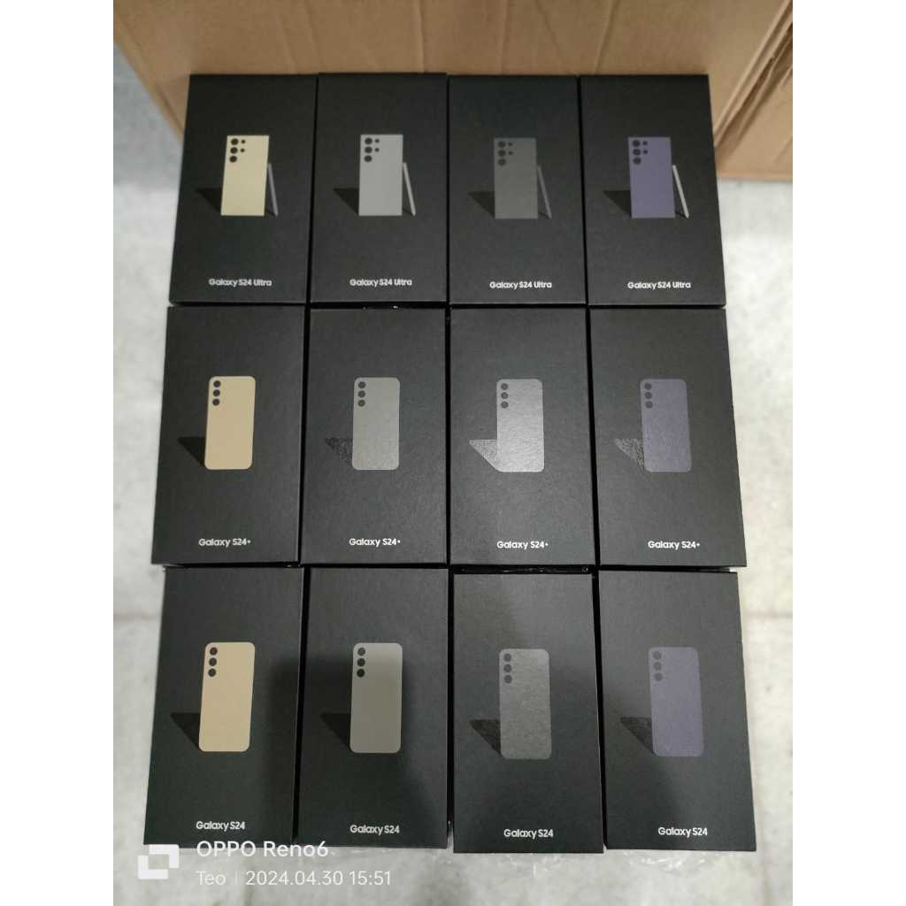 Box / Dus Samsung S24 / S24Plus / S24Ultra / S24FE - Second Siap Pakai
