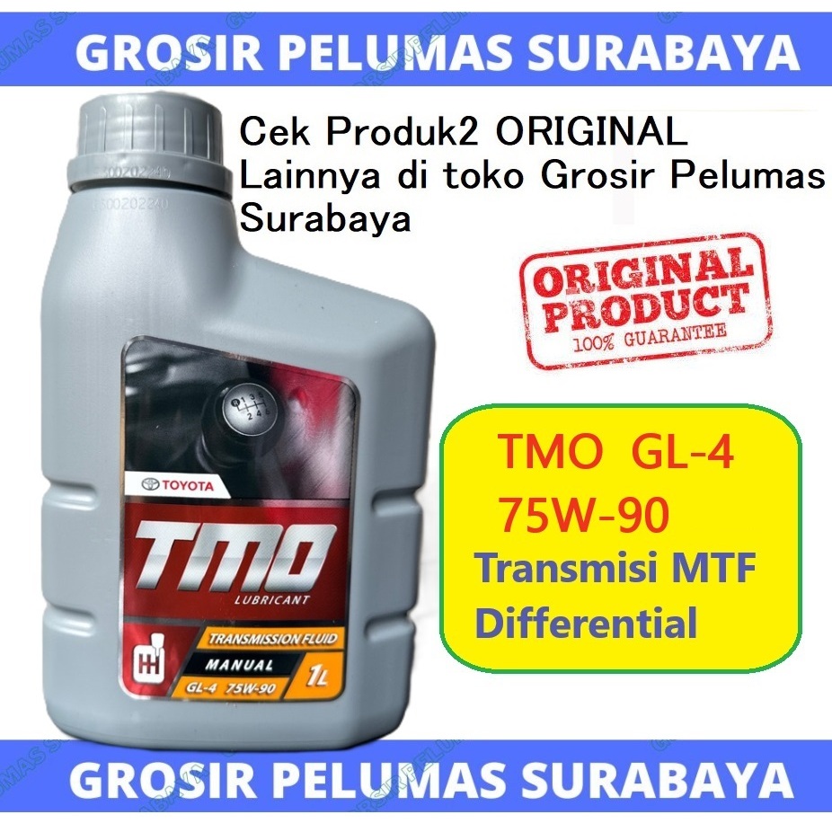 ASLI Oli Transmisi manual TOYOTA TMO MTF 75W-90 GL-4 ORIGINAL Toyota 75W90 GL4 Manual Transmission F