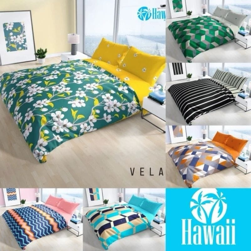 BEDCOVER HAWAII FULL SET 180x200