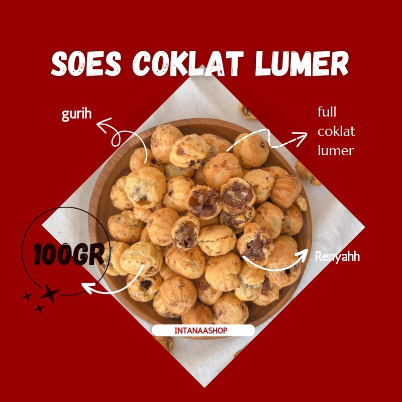 

SOES COKLAT 100gr - sus kering coklat lumer