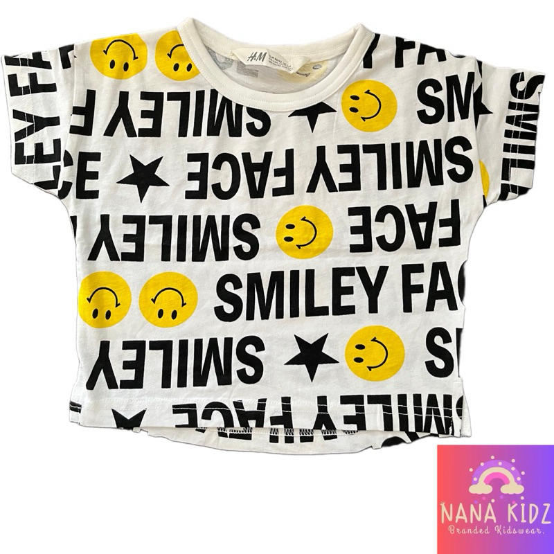 kaos anak perempuan H*M