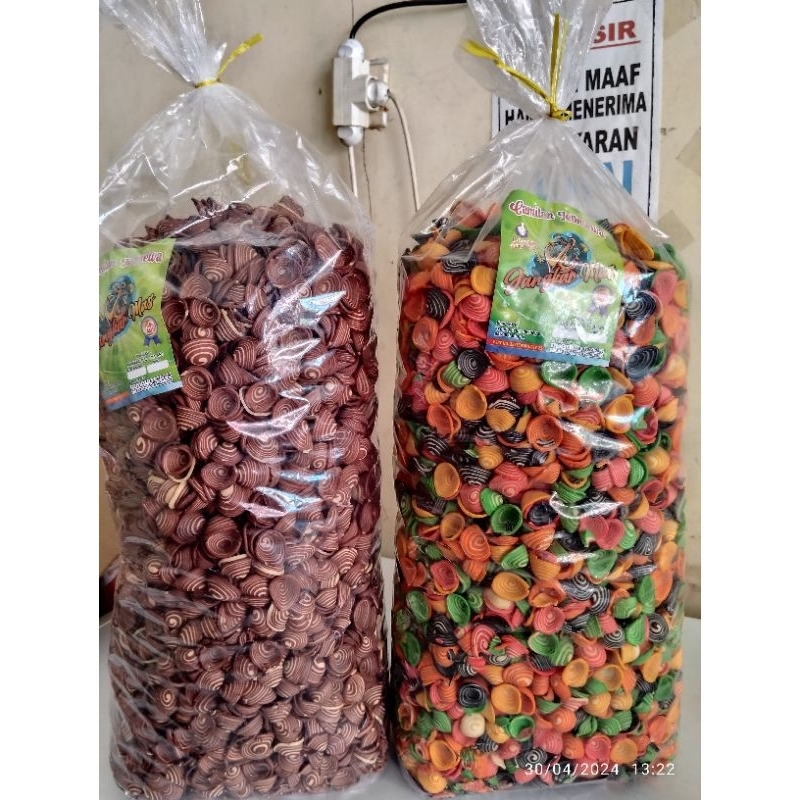 

Kuping Gajah Mini/Contong/Snack Kiloan 1Kg (Free Bubble Wrap)